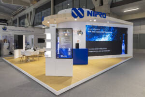 Beurrstand Nipro met ghost led displays